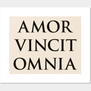 Amor Vincit Omnia Posters and Art